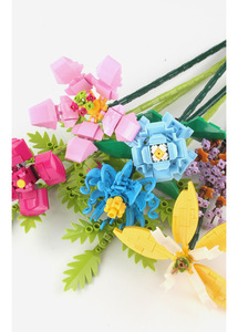 Jouet éducatif en plastique ABS, ensembles de blocs de construction <span class=keywords><strong>3D</strong></span>, assemblage créatif DIY, thème animaux et nature, modèle >14 ans, unisexe - Product Image 4