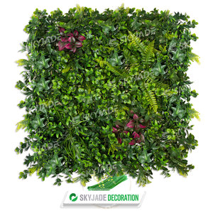 SkyJade all'ingrosso 50x50cm pannelli di parete verde artificiale per interni all'aperto erba siepe decorazione ringraziamento adatto artificiale - Product Image 1