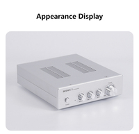 BRZHIFI F2 HiFi Stereo Ön Amfi, Bas Tiz Ton Kontrolü, Nadir Altın Kaplama Op-Amp Ses Ön Amfisi, Alüminyum Kasa