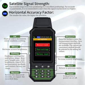 Arazi ölçüm ekipmanları, profesyonel GPS ölçüm cihazı, renkli ekranlı, mesafe/alan ölçümü için kullanılır. - Product Image 3
