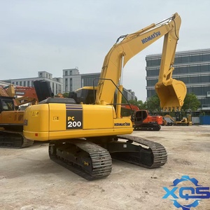 Excavatrice sur chenilles Komatsu PC200 d'occasion, 20 tonnes, modèle 2020 d'origine japonaise avec moteur PLC, boîte de vitesses, pompe et roulement - Product Image 1