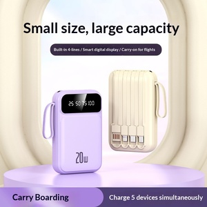 Batterie externe compacte et portable 10000 mAh avec quatre ports détachables, charge rapide 10W, personnalisable avec logo – Offre spéciale - Product Image 4