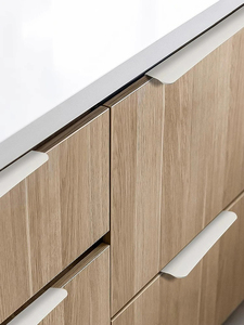 Bán Buôn Tối Giản Thanh Nhà Bếp Đồ Nội Thất Cửa Tủ Phần Cứng Hidden Hồ Sơ Ngón Tay Cạnh Ngăn Kéo Lip Kéo Ngăn Kéo Xử Lý - Product Image 2