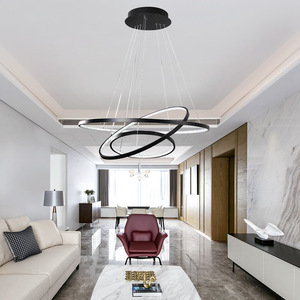 Noir blanc cadre <span class=keywords><strong>moderne</strong></span> luminaires abajur éclairage <span class=keywords><strong>lustre</strong></span> vintage led <span class=keywords><strong>suspension</strong></span> pour salle à manger - Product Image 1