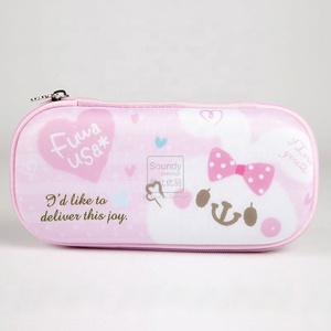 New products Korean Edition Pencil Box Kawaii Super Large Capacity EVA Pencil bag Case for Kids
