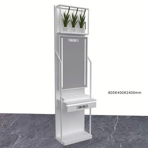 Eco-Friendly Modern for Showcase Wooden Glass Cosmetic Display <b>Shelving</b> for Makeup Salon Nail Polish Rack Beauty Storage Cabinet - Product Image 1
