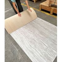 Vente flash - Revêtement mural flexible en pierre de travertin artistique de Milan, panneau décoratif 3D pour murs intérieurs et extérieurs