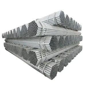 Anti-corrosion Hot Dipped 40x60 1 inch galvanized pipe rectangular For Greenhouse Steel Structure