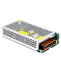 Alimentation à découpage AC/DC 12V 12,5A à sortie unique, boîtier métallique perforé pour éclairage LED et CCTV