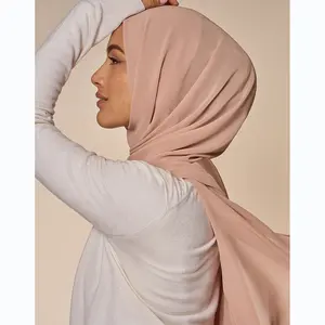 Nueva Bufanda Hijab Liso Maxi señoras de la arruga Pañuelo Cabeza Crimp Bufandas Chal de la colmena