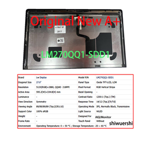 Pantalla LCD de <span class=keywords><strong>27</strong></span> Pulgadas, Ensamblaje LM270WQ1 SLC1 SLC2 SDA1 SDA2 SDF1 SDF2 SDB1 SDB2 SDC1 SDC2 SDD1 SDE1, Repuesto para Panel de Pantalla Iamc - Product Image 4