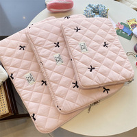 Sac pour ordinateur portable doux et léger de 13 à 15.6 pouces, mignon, élégant et antichoc, sac à main d'affaires portable et durable pour les filles de 11 ans