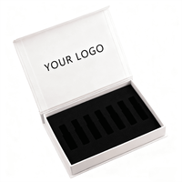 Boîtes magnétiques en papier personnalisées avec logo de marque pour produits de parfum, emballages de parfum, boîtes rigides pour coffrets de parfums en échantillon
