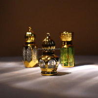 Promo Terbatas Botol Kaca Attar Minyak Parfum Oud Arab Dekoratif 3ml 6ml 12ml Kosong dengan Pipet dan Sablon Grosir