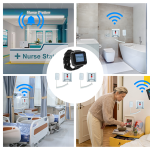 Không dây y tá hệ thống cuộc gọi, 10 Cạnh Giường Ngủ Nút & LCD xem máy nhắn tin bệnh nhân để nhân viên khẩn cấp phân trang cho bệnh viện phòng khám - Product Image 2