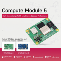 Options Raspberry Pi 5 pour la RAM, processeur BCM2712, CPU quadricœur 2,4 GHz 64 bits Arm Cortex-A76