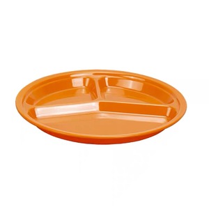 Vente directe d'usine pas cher 100% assiettes divisées en mélamine pour adultes sans BPA plaque de mélamine à 3 compartiments - Product Image 4