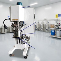 Mélangeur planétaire double de laboratoire Polyc avec SUS304 316 220V 380V pour colle, polyuréthane, adhésif, silicone