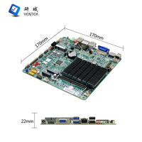 Nouvelle carte mère Nano ITX sans ventilateur OEM ODM Intel X86 J4105/J4125 DDR4 SATA VGA HD LVDS avec LAN 10 ports USB