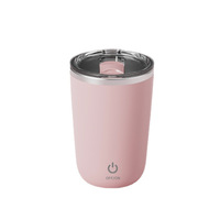 Tasse de mélange automatique électrique 400ML tasse à café en acier inoxydable à double paroi bouteille d'eau intelligente pour le bureau