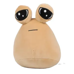 Pou boneka hewan peliharaan Alien saya, mainan boneka bantal empuk lucu