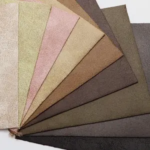 eco-friendly suede fabrics pu coated 100 polyester for garment making