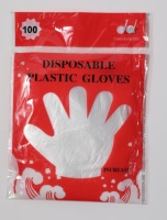 100 pièces/sac jetables PE gants alimentaire cuisine gants en plastique de qualité alimentaire épaissi Transparent main gants pour Salon Restaurant