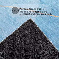 Tapis et ensembles de tapis de luxe lavables en machine, ensemble de literie en polyester, tapis 3D, acceptation OEM ODM