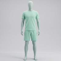 T-shirt de sport pour homme en jersey 100% polyester, respirant, séchage rapide, design tendance, coupe classique, grandes tailles
