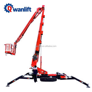 32-79ft की ISO स्पष्ट ट्रैक कैटरपिलर बूम लिफ्ट पेड़ काटने के लिए 10 ~ 24m - Product Image 4