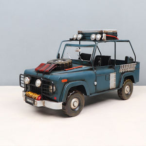 Promotion jouet de <span class=keywords><strong>voiture</strong></span> vintage moulé sous pression, modèle de voitures SUV véhicule tout-terrain - Product Image 5