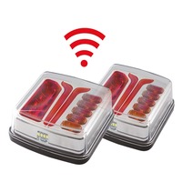 KIT d'éclairage pour camion, remorque, remorquage sans fil, système de freinage arrière, BASE magnétique sans fil, 12V, 4.3"