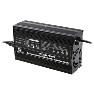 WEMAXPOWER 인력거 전기 스쿠터 휠체어 납산 리튬 이온 LifePO4 25a 12v 배터리 충전기