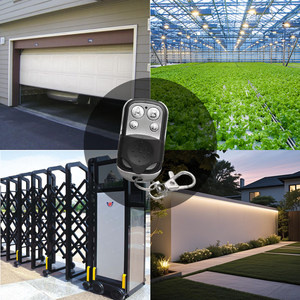 Télécommande sans fil 433 MHz en métal à quatre boutons pour <span class=keywords><strong>porte</strong></span> de garage, duplicateur de clonage à code roulant <span class=keywords><strong>automatique</strong></span>, accès transfrontalier - Product Image 5