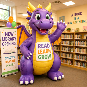 Custom <b>Inflatable</b> Cartoon Character Oxford Cloth Promotion Event Advertising Mascot <b>Large</b> Model - Product Image 4