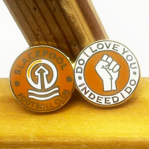 Nhà Máy Cung Cấp Tùy Chỉnh Cảm hứng Báo Giá Thiết Kế Trâm Men Pins Mạ Vàng Phương Châm Logo Mềm Men Ve Áo Pins - Product Image 5