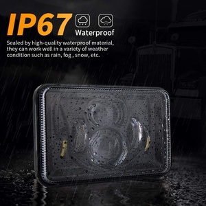 Dot SAE 4x6 inch hình chữ nhật Đèn pha 4x6 "Led Vuông Đèn pha thay thế <span class=keywords><strong>peterbilt</strong></span> <span class=keywords><strong>357</strong></span> 379 378 320 362 - Product Image 2