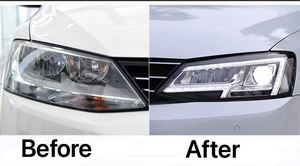MJ per <span class=keywords><strong>Volkswagen</strong></span> <span class=keywords><strong>Jetta</strong></span> 6a Generazione Faro <span class=keywords><strong>2011</strong></span>-2018 <span class=keywords><strong>Jetta</strong></span> MK6 Lampada Frontale LED Aggiornamento Design A4 Faro VW Accessori <span class=keywords><strong>Jetta</strong></span> - Product Image 4