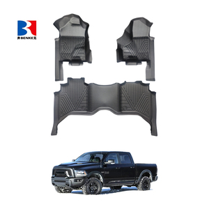 Alfombrillas de Coche 5D Personalizadas de Fábrica, de Goma TPE Ecológica, Impermeables y Antideslizantes, 3 Piezas para Modelos Dodge Ram (LHD) 2013-2018 - Product Image 2