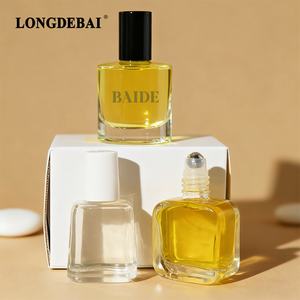 Transparent Portable Travel Portable Reusable Spray <b>Bottle</b> Square 5ml <b>10ml</b> 15ml 20ml Ball Bearing <b>Bottle</b> with Metal Cap - Product Image 1