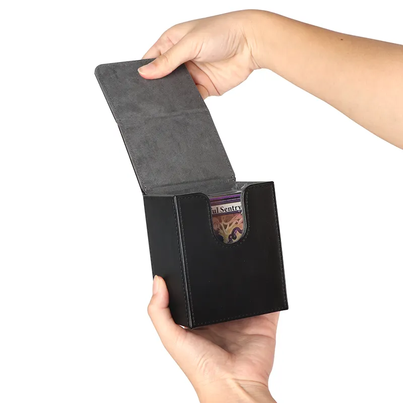 Leather Game Cards Box Premium Large Size PU Playing MTG TCG YoGioh Trading Card Storage Box Deck Box Card Case
