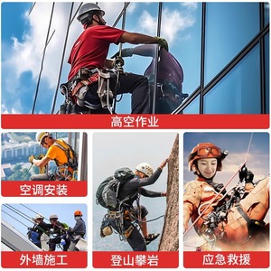 Dispositivo de Seguridad Canle Antipánico, Descensor Manual de Aleación de Aluminio y Acero para Escalada y Rappel, Equipo de Alta Montaña para Exteriores - Product Image 5