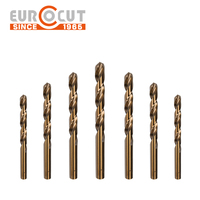 Foret hélicoïdal EUROCUT 3/8 pouce en cobalt HSS M35/M42 haute dureté pour acier inoxydable et fonte