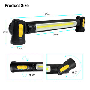 Lámpara de Trabajo COB Magnética con Sensor de Movimiento de 1200 Lúmenes y 20 W para Mecánico, Lámpara LED Inalámbrica Recargable de 4400 mAh para Debajo del Capó del Automóvil - Product Image 6