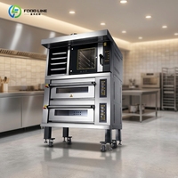 Four à convection rotatif, petit four à convection pour boulangerie, fours à convection à 4 niveaux