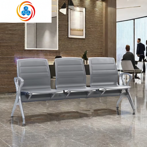 Chaises d'attente publiques 3 places en PU pour salles d'attente d'hôpitaux et aéroports - Product Image 3