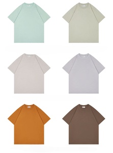 เสื้อยืดลำลองผ้าคอตตอน 100% น้ำหนัก 240 กรัม ทรงปกติ สำหรับผู้ชาย ขายส่ง พร้อมลายพิมพ์โลโก้ตามสั่ง - Product Image 4