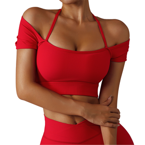 Setelan pakaian dalam wanita, pakaian dalam wanita elastis, celana Yoga, celana dalam ketat, pakaian dalam kebugaran, celana dalam olahraga, mulus, cepat kering, Eropa, Amerika, untuk wanita - Product Image 4