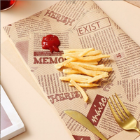Papier d'emballage pour charcuterie avec logo en feuille d'aluminium, feuilles de coussin, sandwich isolé, hamburger