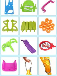 مجموعة أرجوحة وزحليقة بلاستيكية للأطفال MT-HT001 للاستخدام الداخلي - Product Image 6